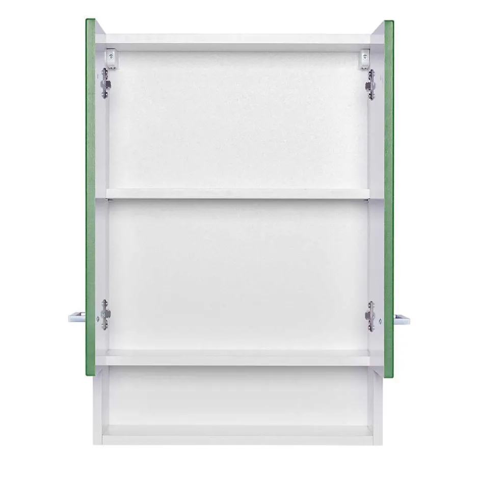 Wohnen Möbel Set aus Bad Serie in Grün - Loenixa (vierteilig)