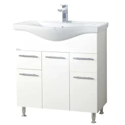 Möbelset fürs Bad in Weiß - Nancyssa (dreiteilig)^Wohnen Clearance