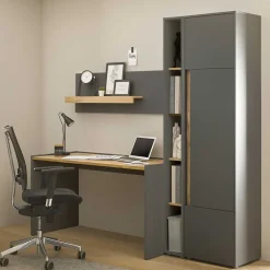 Möbelset fürs Home Office komplett - Ahilav (vierteilig)^Wohnen Outlet