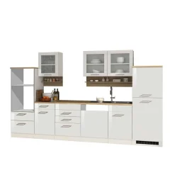 Wohnen Möbel-Set Küche Schränke & Regale - Cuneo (elfteilig)