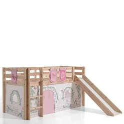 Wohnen Mädchen Abenteuer Hochbett in Kiefer Natur - Ashford