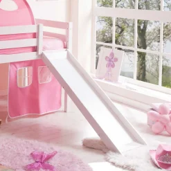 Mädchen Hochbett Rene mit Rutsche^Wohnen Hot