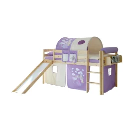 Kinder Wohnen Mädchen Hochbett Second mit Rutsche