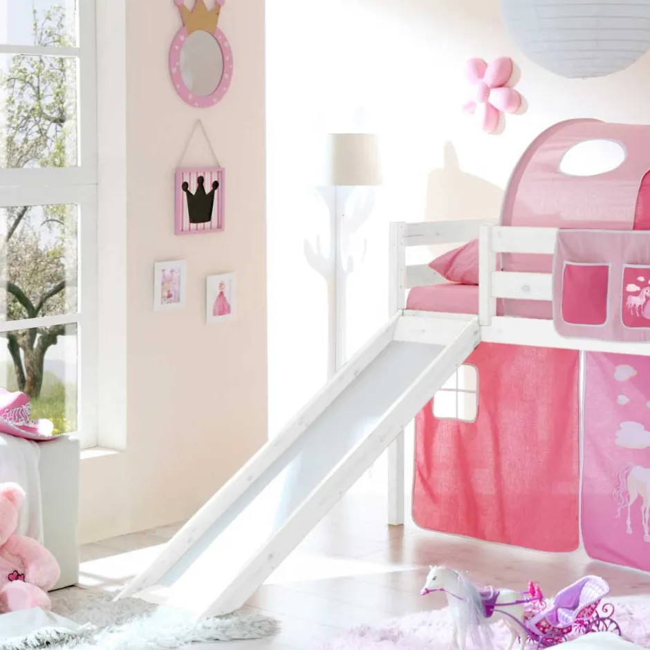 Kinder Wohnen Mädchen Hochbett Standos im Prinzessin Stil