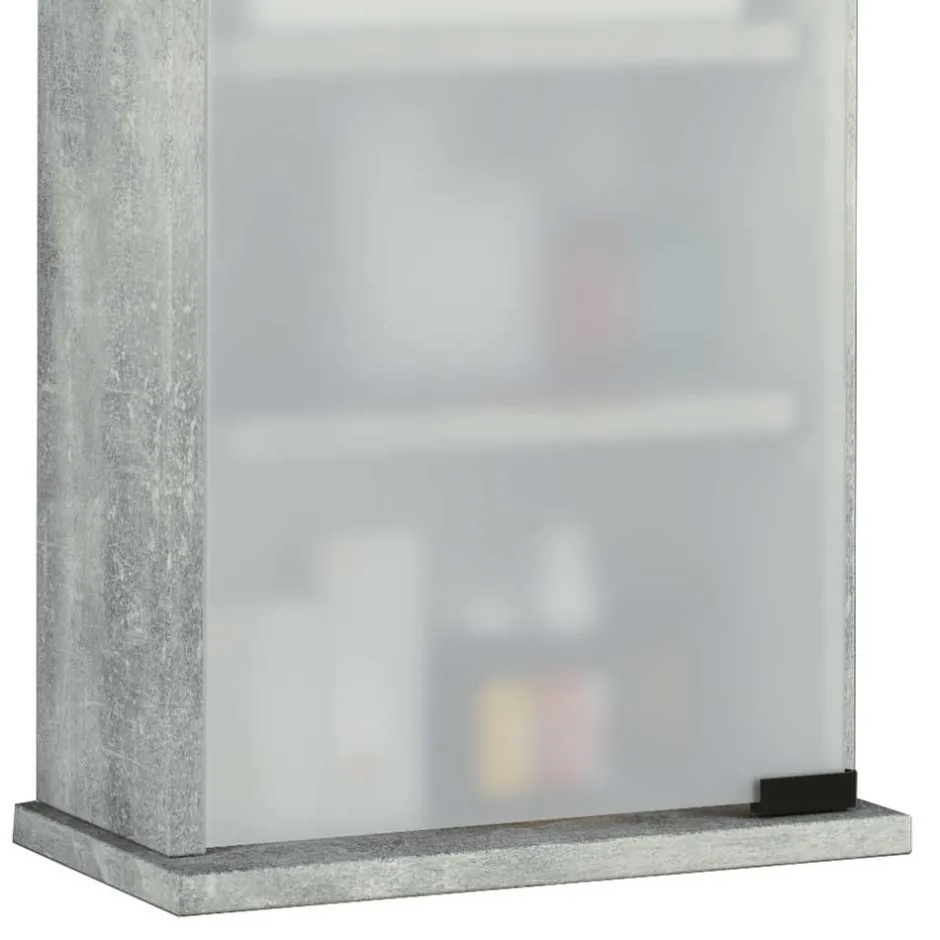 Medizinschrank in Betonoptik abschließbar - Woba^Wohnen Best