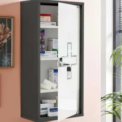 Medizinschrank mit abschließbarer Glastür - Ulma^Wohnen Discount