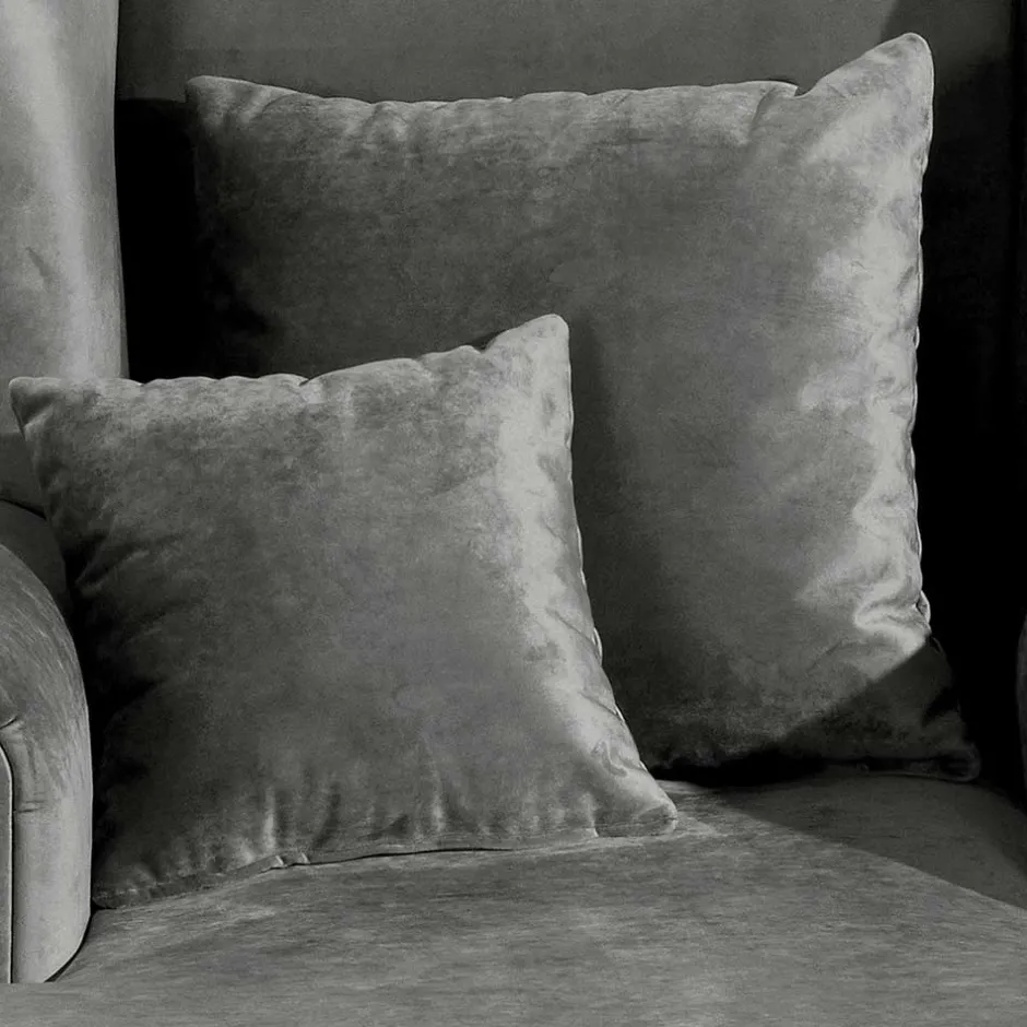 Wohnen Mega Wohnzimmersessel in Grau Samtvelours - Jusic