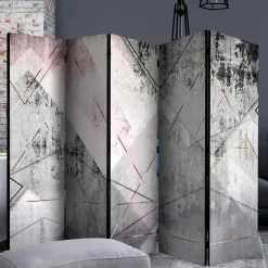 Wohnen Mehrfarbig bedruckter Paravent 225 cm breit - Embus