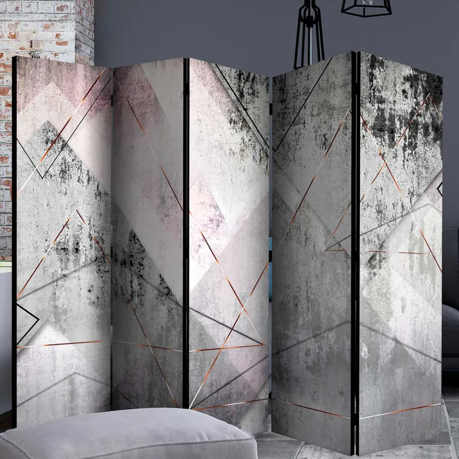 Wohnen Mehrfarbig bedruckter Paravent 225 cm breit - Embus