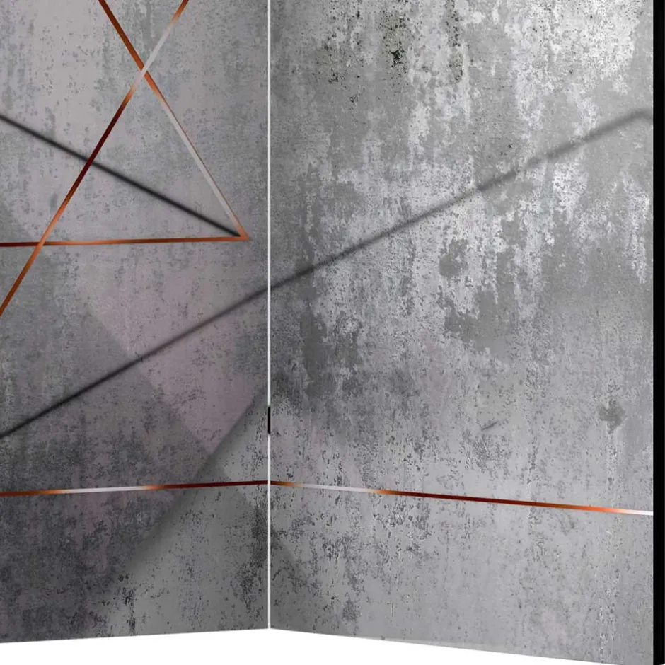 Wohnen Mehrfarbig bedruckter Paravent 225 cm breit - Embus