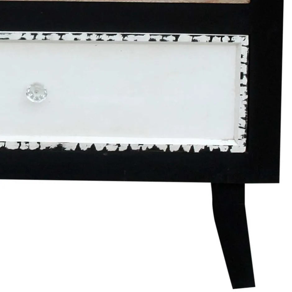 Mehrfarbige Hochkommode im Shabby Style - Mirana^Wohnen Discount