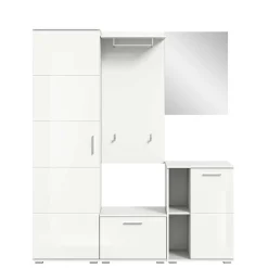 Wohnen Mehrteilige Garderobenkombination in Hochglanz - Rugova I