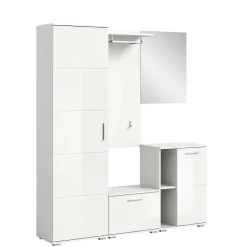 Wohnen Mehrteilige Garderobenkombination in Hochglanz - Rugova I