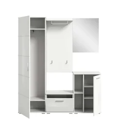 Wohnen Mehrteilige Garderobenkombination in Hochglanz - Rugova I