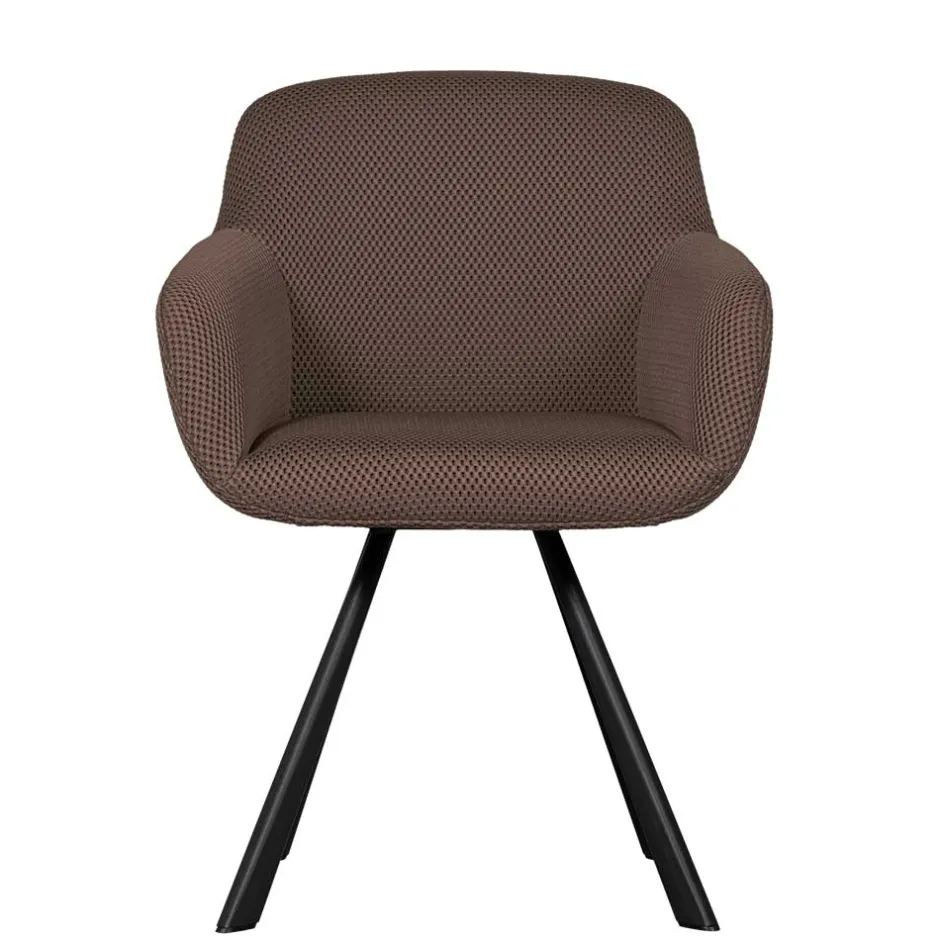 Wohnen Mesh Polsterstuhl mit Armlehnen - Charlena