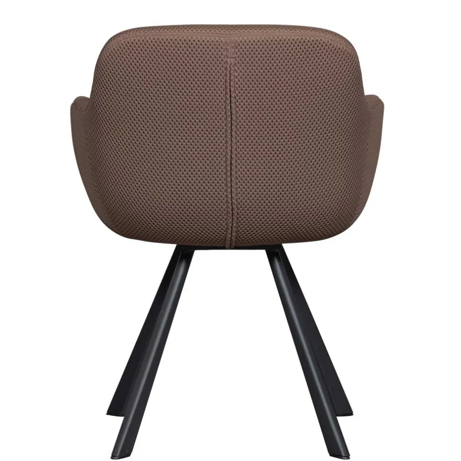 Wohnen Mesh Polsterstuhl mit Armlehnen - Charlena