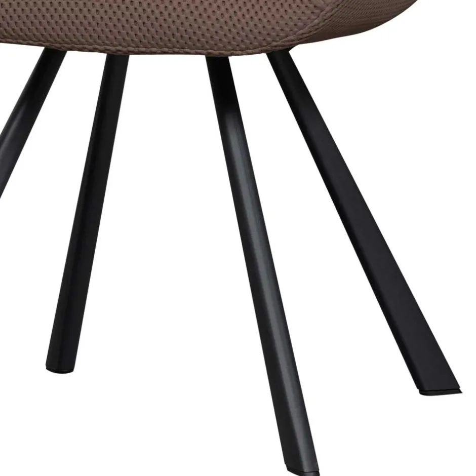 Wohnen Mesh Polsterstuhl mit Armlehnen - Charlena