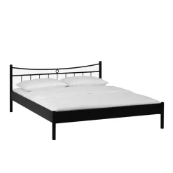 Metall Bett Halfa in Schwarz^Wohnen