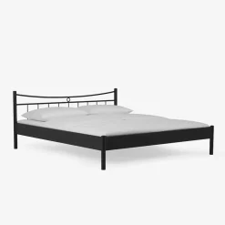 Metall Bett Halfa in Schwarz^Wohnen