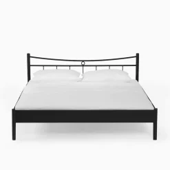 Metall Bett Halfa in Schwarz^Wohnen