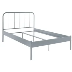 Wohnen Metall Bett in Grau - Uvienna