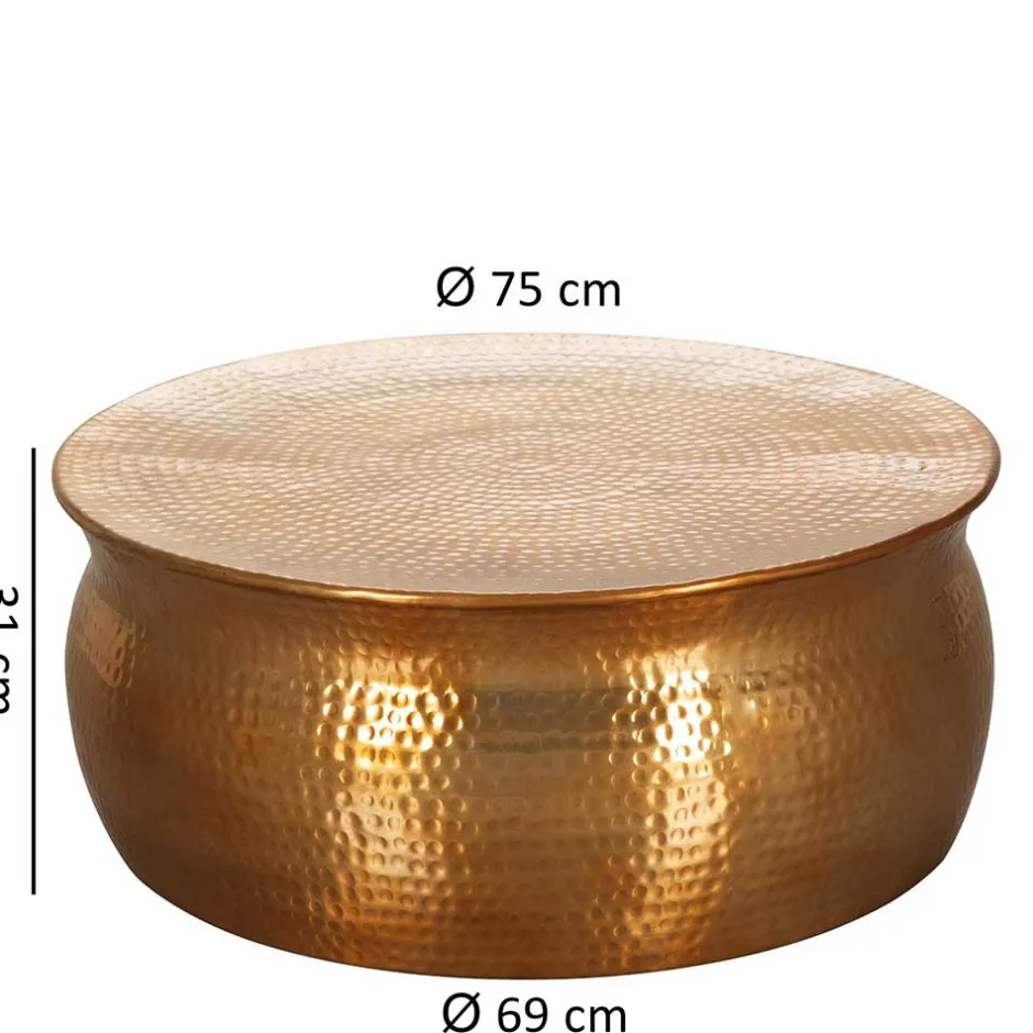 Metall Design Sofatisch in Gold - Lucios^Wohnen Hot