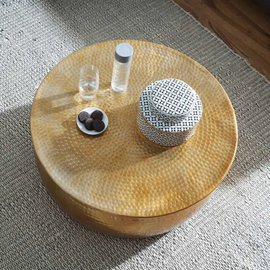 Metall Design Sofatisch in Gold - Lucios^Wohnen Hot