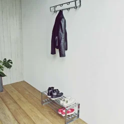 Wohnen Metall Flur Set für Kleidung & Schuhe - Mazurra (zweiteilig)