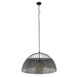 Wohnen Metall Pendelleuchte mit halbrundem Schirm - Lash