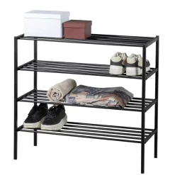 Wohnen Metall Schuhregal mit vier Gitterablagen - Greeceline