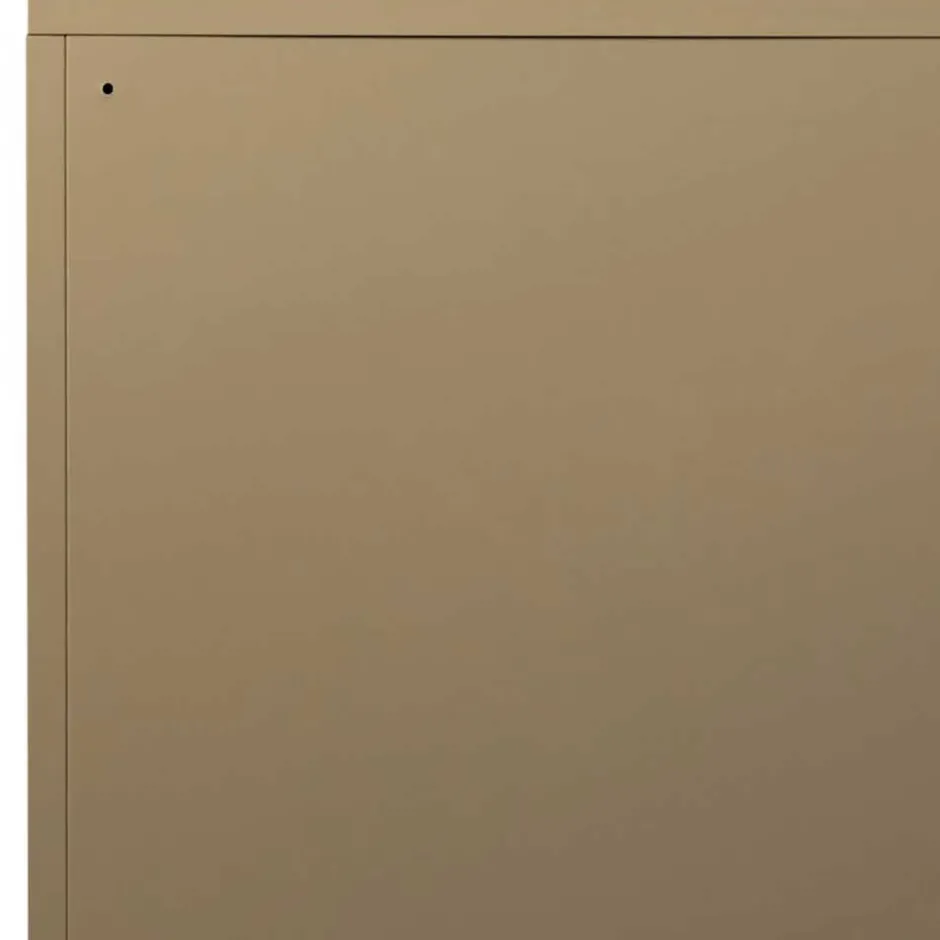 Metall Schuhschrank in Beige - Izzymo^Wohnen Discount