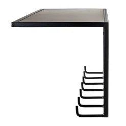 Wohnen Metall Wandgarderobe mit Hutboden - Breznia