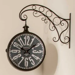 Wohnen Metall Wanduhr mit großen Zahlen - Tariha