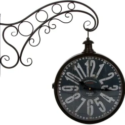 Wohnen Metall Wanduhr mit großen Zahlen - Tariha