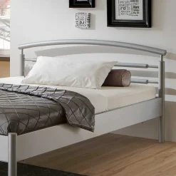 Wohnen Metallbett Matilda in Grau