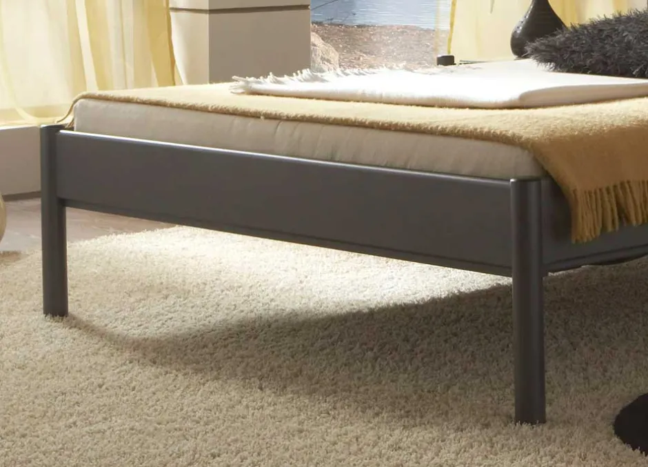 Wohnen Metallbett Rebeca in Dunkelgrau