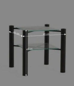 Wohnen Metall-Doppelbett Looks in Schwarz (dreiteilig)