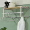 Metallgarderobe in Taupe mit Hutablage - Yames^Wohnen Sale