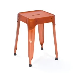 Metallhocker Ricana in Kupferfarben (4er Set)^Wohnen Hot