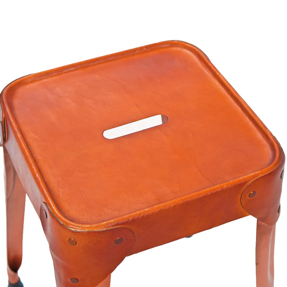 Metallhocker Ricana in Kupferfarben (4er Set)^Wohnen Hot