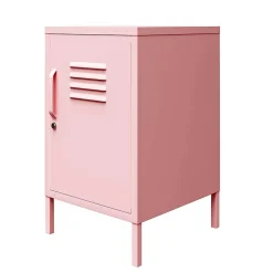 Wohnen Metall-Kommode mit Tür in Rosa - Asbell