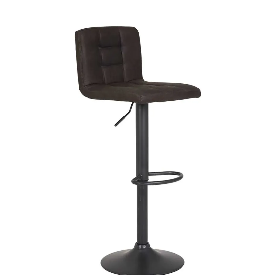 Microfaser Barstuhl in Schlammfarben - Cervasius (2er Set)^Wohnen Hot