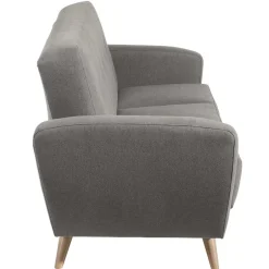 Microfaser Bettcouch mit drei Sitzplätzen - Durencas^Wohnen