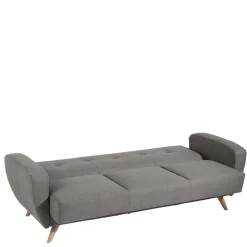 Microfaser Bettcouch mit drei Sitzplätzen - Durencas^Wohnen