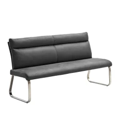 Wohnen Microfaser Esszimmer Bank für drei Personen - Invedito