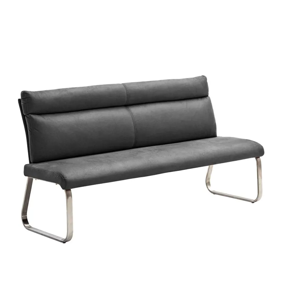 Wohnen Microfaser Esszimmer Bank für drei Personen - Invedito