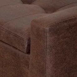 Microfaser Polsterbank mit Hirsch Kopf - Miley^Wohnen Hot