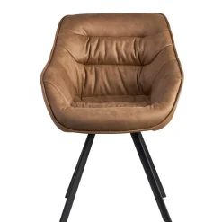 Microfaser Polsterstuhl in Beige - Pacifigo^Wohnen Hot