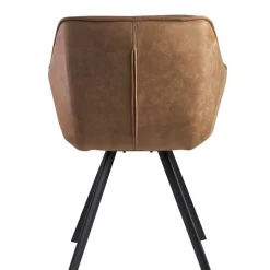 Microfaser Polsterstuhl in Beige - Pacifigo^Wohnen Hot