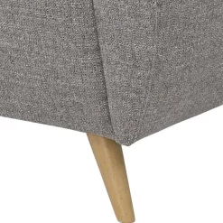 Microfaser Schlafcouch in Grau und Buche - Durencas^Wohnen Sale